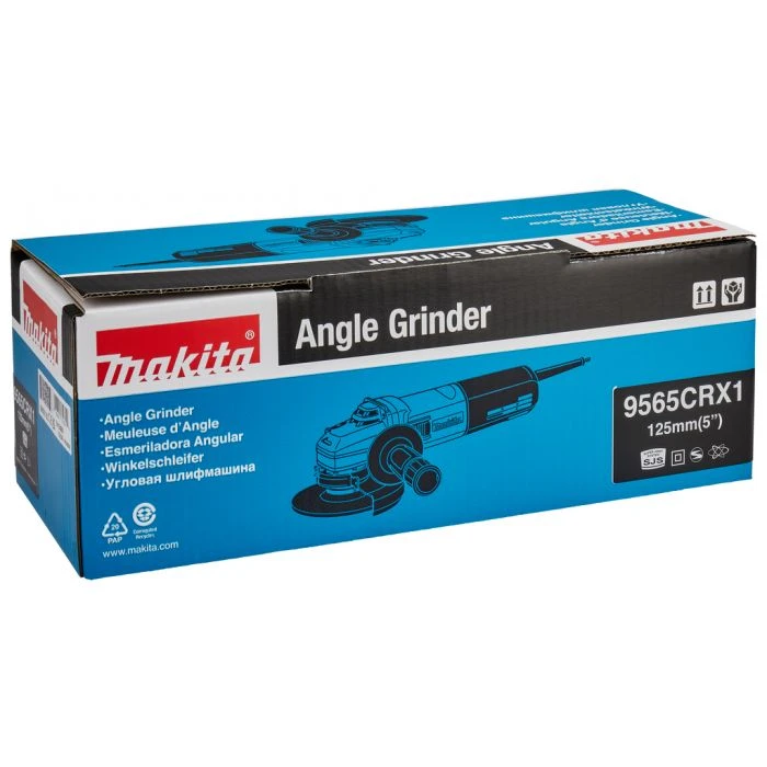 Makita 9565CRX1 230 V Haakse Slijper 125 Mm 9 Makita 9565CRX1 230 V Haakse Slijper 125 Mm - Afbeelding 9