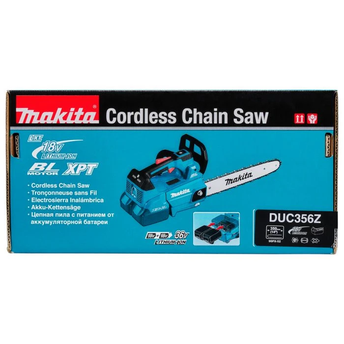 Makita DUC356Z 2x18 V Tophandle Kettingzaag 35 Cm 16 Makita DUC356Z 2x18 V Tophandle Kettingzaag 35 Cm - Afbeelding 16
